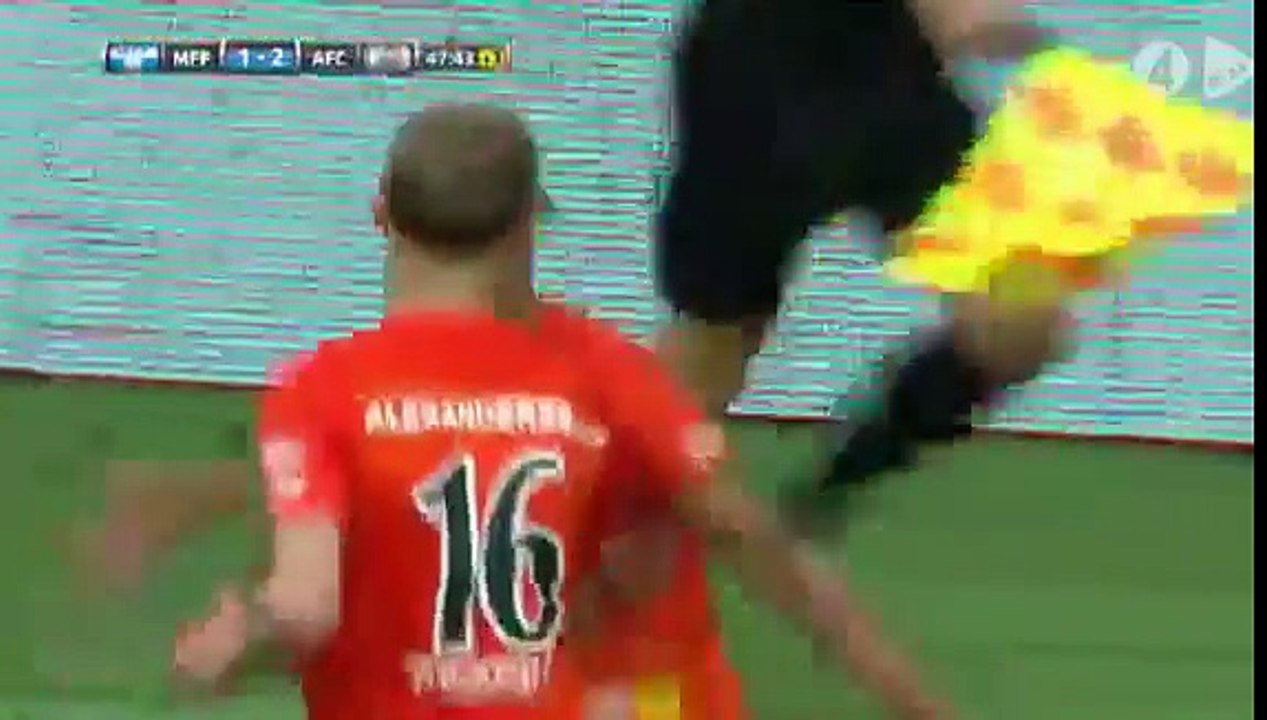 Malmoe 3:2 Eskilstuna City (Swedish Allsvenskan  1 July 2017)