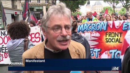 France: Manifestation à Paris contre le projet de loi antiterroriste
