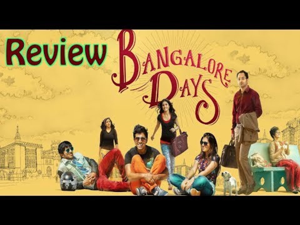 Bangalore Days Movie Review - Fahad Fazil, Dulquar Salman, Nazriya Nazim