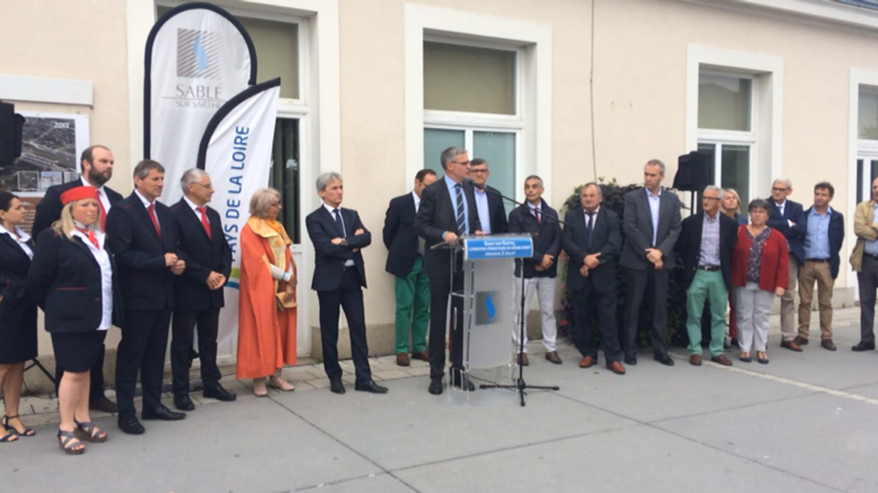 Marc Joulaud évoque les atouts de la virgule de Sablé