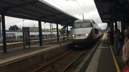 Arrivée de la LGV en gare de Vannes