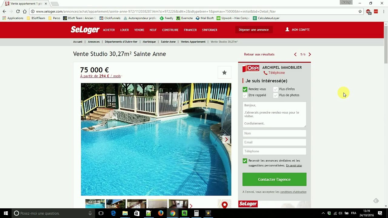 Acheter de l'immobilier à Sainte Anne en Martinique