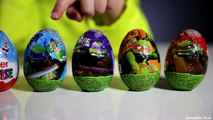 SURPRISE EGGS Nickelodeon Teenage Mutant Ninja Turtles TMNT Surprise Egg Video
