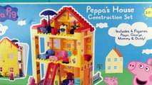 Blocs escroquerie avec maison Méga Pennsylvanie porc Ensemble Peppa jeu de construction Playset mère constructions