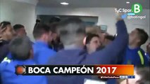Los primeros festejos del Boca Campeón 2016/2017