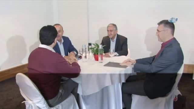 KKTC Cumhurbaşkanı Akıncı, Dışişleri Bakanı Çavuşoğlu ile Görüştü