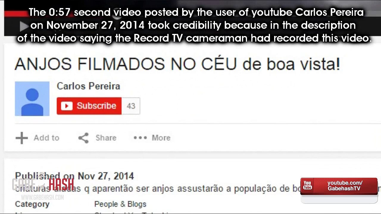 TWO ANGELS CAUGHT ON CAMERA FLYING IN BRAZIL (EXPLAINED)