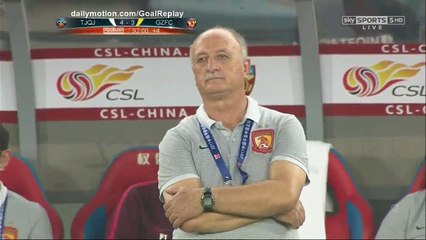 Paulinho second Goal HD - Tianjin Quanjian 4 - 3 Guangzhou Evergrande - 02.07.2017