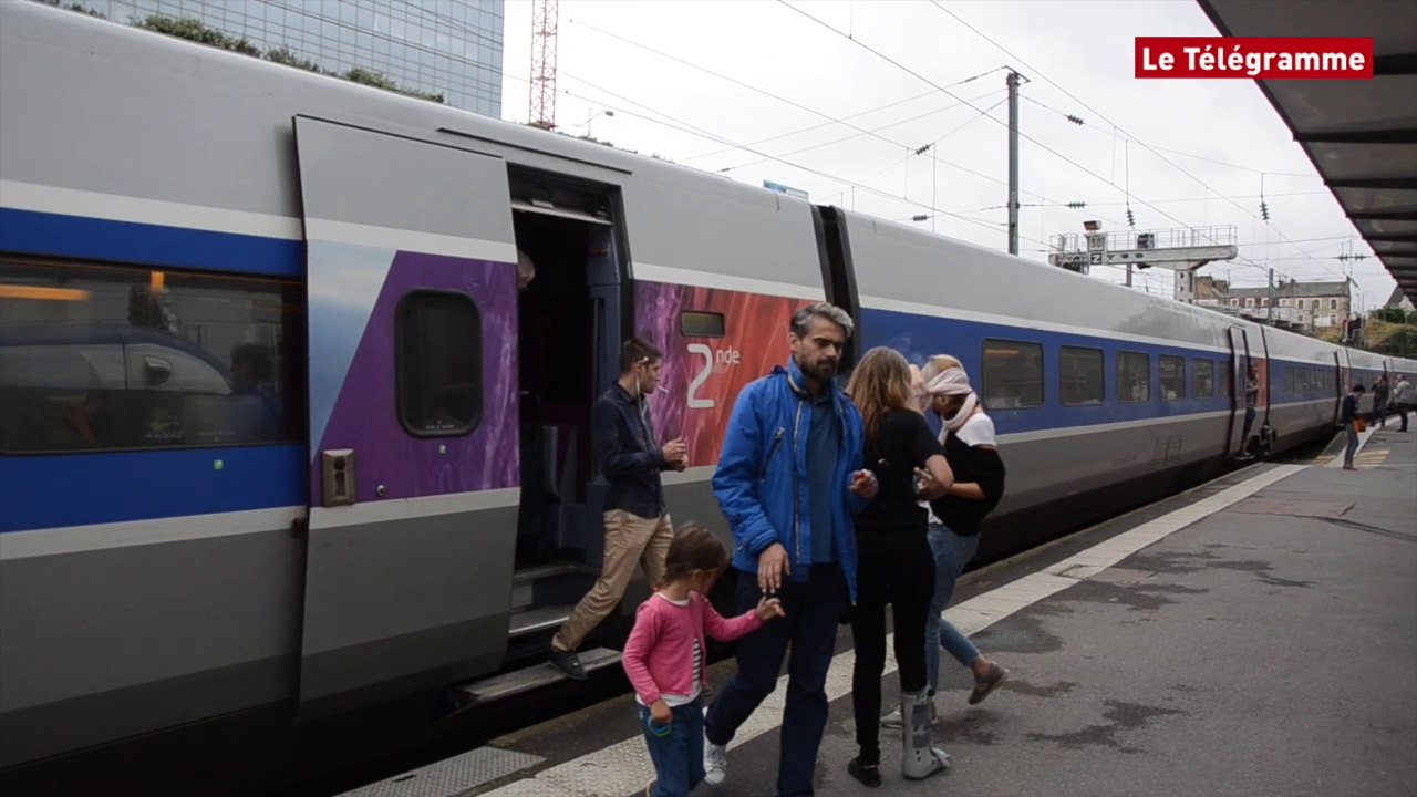 Rennes. LGV : arrivée des premiers passagers