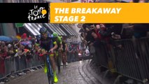 L'échappée arrive en Belgique / The breakaway arrives in Belgium - Étape 2 / Stage 2 - Tour de France 2017