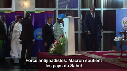 Force antijihadiste: Macron soutient les pays du Sahel