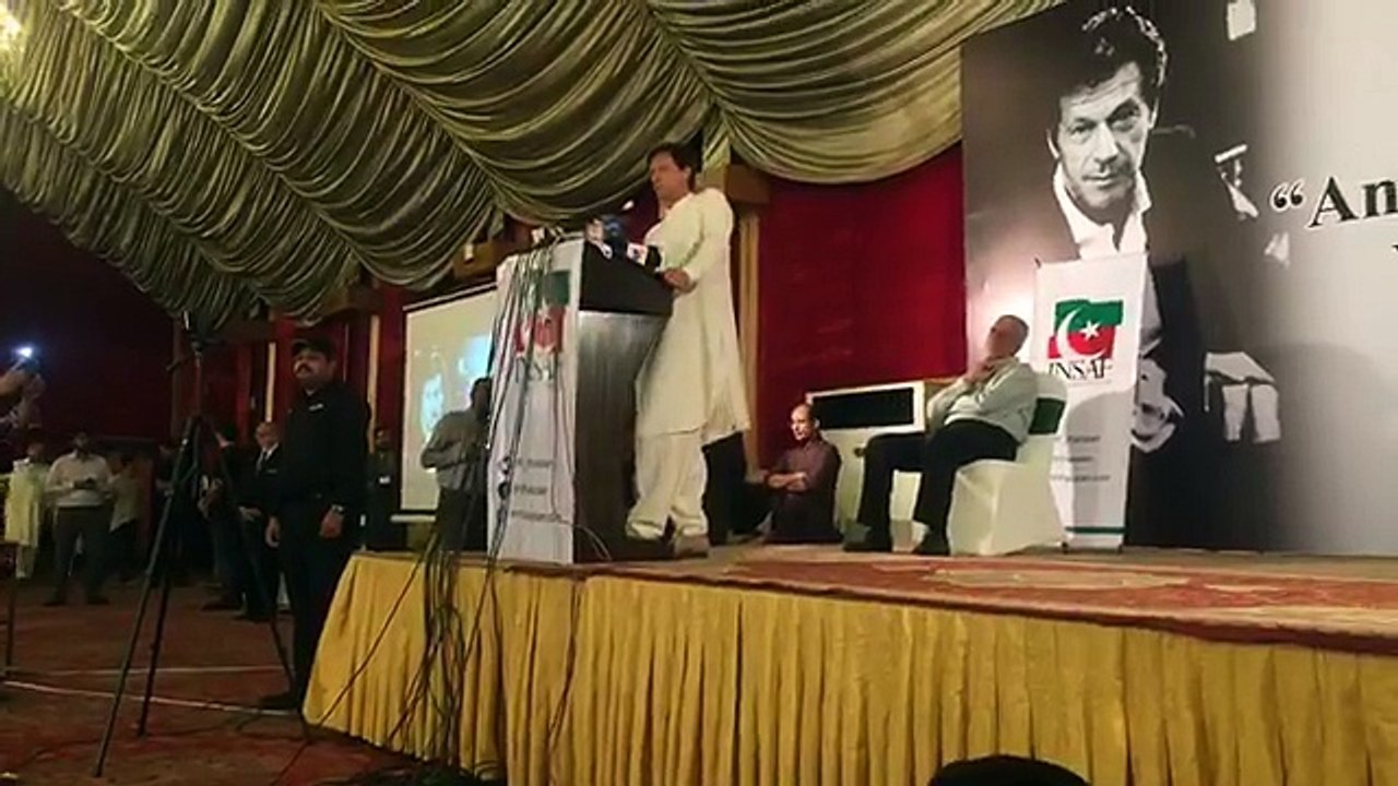 Imran Khan's Complete Speech At Insaf Professional Forum Lahore