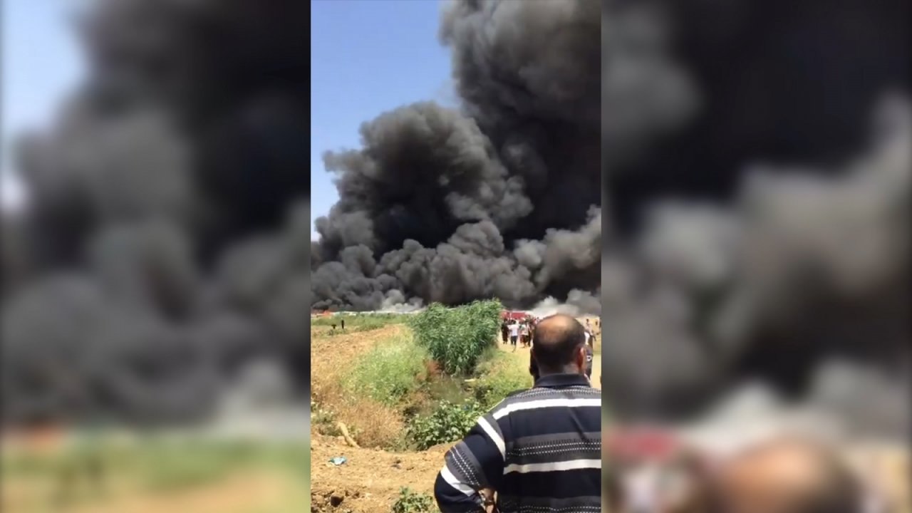 Fatal blaze destroys refugee camp in Lebanon