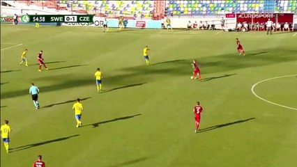 Turyna Goal HD - Denmark U19 0-2 Czech Republic U19 - EURO U19 2017