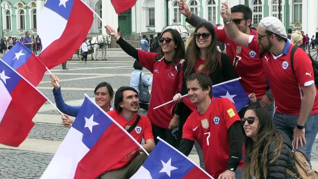 Confédérations: l'ambiance monte dans les rues avant la finale