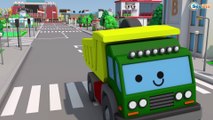 Learn Truck Transportation in the City with Racing cars 3D Cartoon Compilation Cars & Trucks Stories