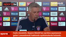 Ancelotti, Lewandowski konusuna açıklık getirdi