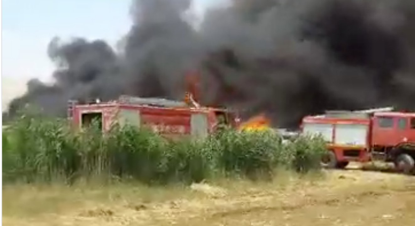 Fire Destroys Tents in Syrian Refugees Camp in Lebanon