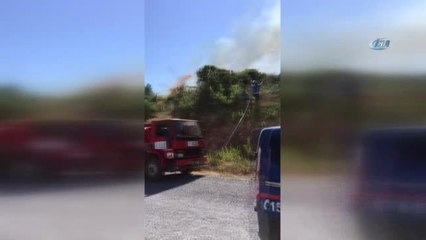 Manavgat'ta Makilik Alandaki Yangın Vatandaşlara Korku Dolu Anlar Yaşattı