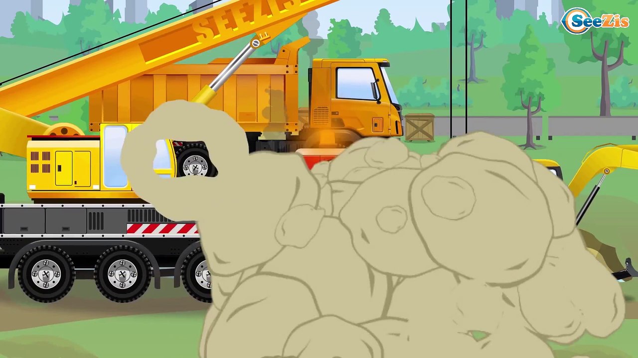 The Fire Truck with Police Car FIRE in the City | Kids Animation Cartoon incl Emergency Cars