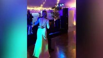 Un marié tombe au sol avec son épouse lors de leur première dance !!