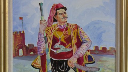 MIRDITA DHE BUKURITE E SAJ NE TELAJO, PIKTORI PJETER MARKU ÇEL EKSPOZITEN NE MUZEUN KOMBETAR LAJM