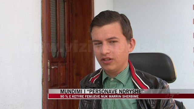 Mundimi i “personave ndryshe”, 90% e tyre pa asnjë shërbim - News, Lajme - Vizion Plus