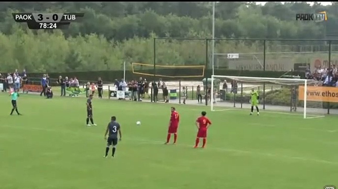 4-0 Koulouris E. Penalty Goal - PAOK FC 4-0 Tubize