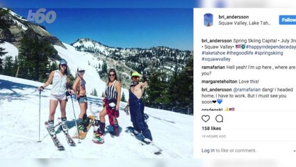 Skiing in July is Actually Happening