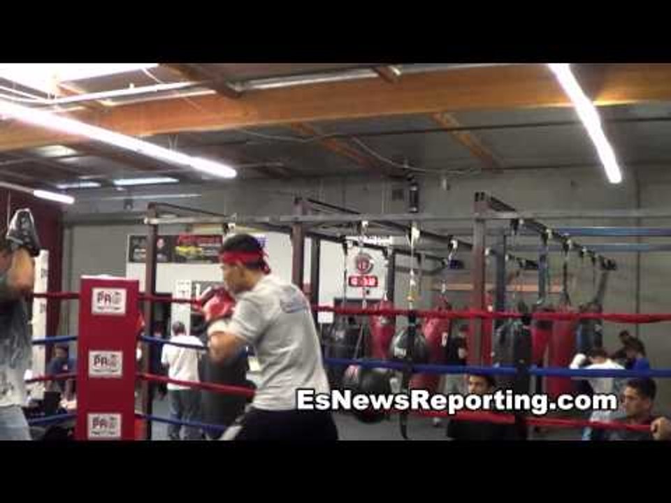 boxing standout andy ruiz working out - EsNews Boxing