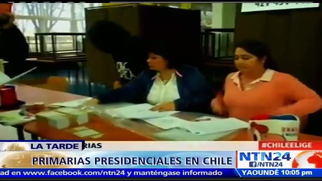 Con un bajo flujo de votantes avanzan elecciones primarias presidenciales en Chile