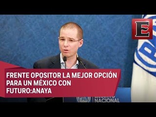 Ricardo Anaya defiende Frente Amplio Opositor