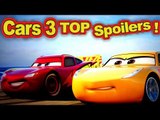 Pixar Cars 3 Top 2 Spoilers with Doc Hudson Lightning McQueen, Cruz Ramirez and Jackson Storm
