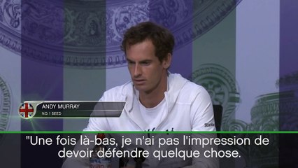 Wimbledon - Murray se met un peu de pression