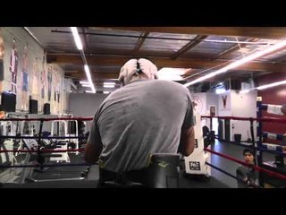 Khurshid Abdullaev sparring eddie alicea EsNews Boxing