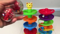 Bébés balle des balles Bonbons les couleurs pour aller gomme enfants Apprendre les tout-petits la tour jouets tourbillon avec n abc