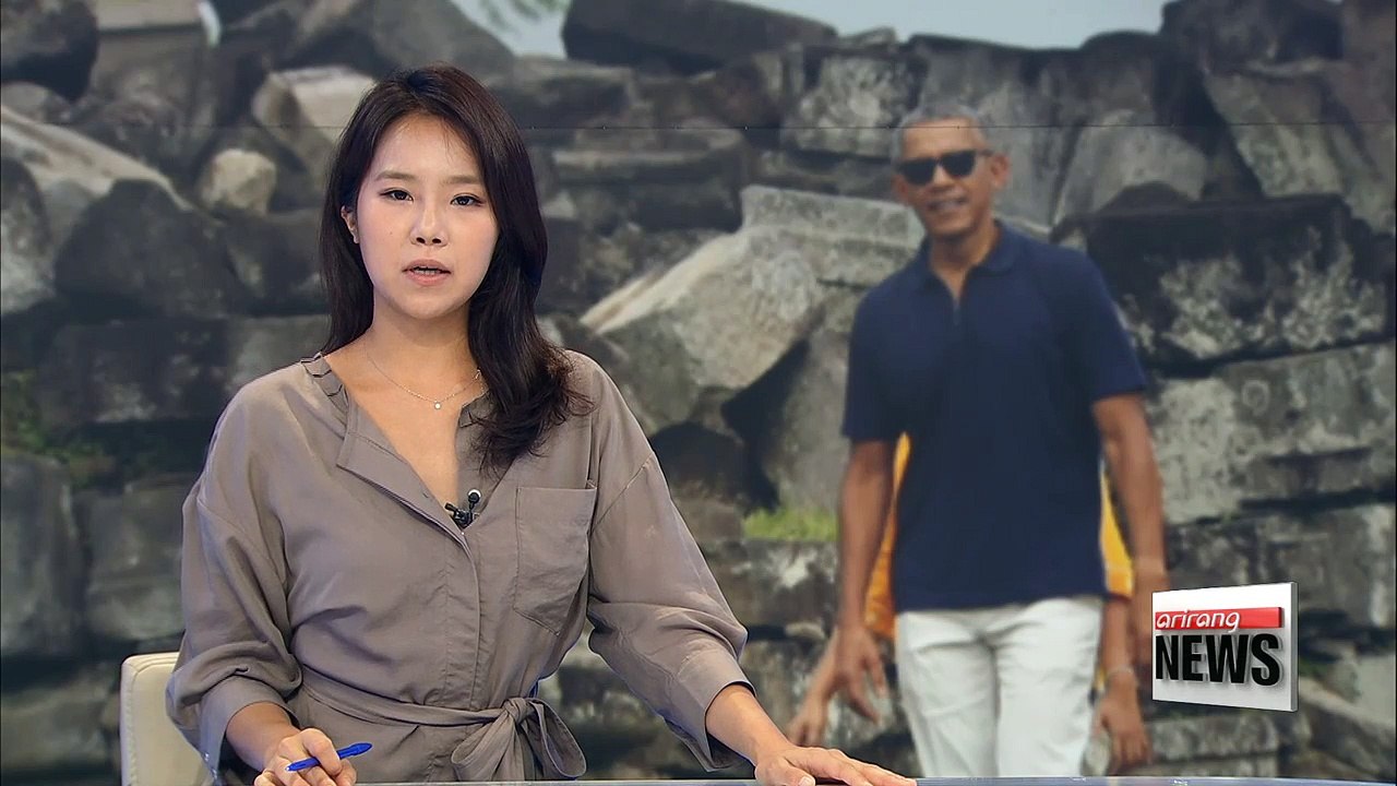 Former U.S. President Obama arrives in Seoul for his first visit since leaving office