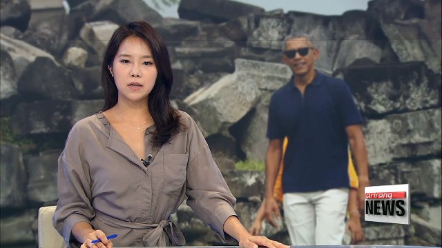 Former U.S. President Obama arrives in Seoul for his first visit since leaving office