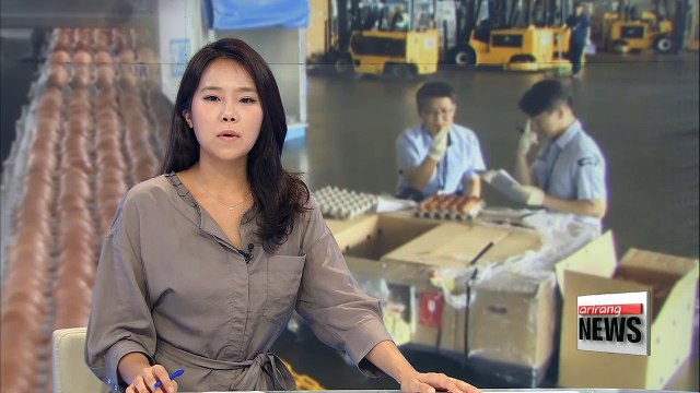 Imported Thai eggs arrive in South Korea, to be distributed by the end of this month