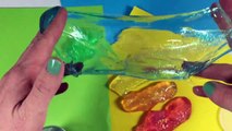 Rainbow slime  Rainbow in a bottle _ dfgrthe secret how it stays like this in the bot