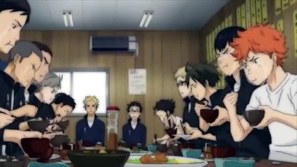 閲覧注意 ハイキュー食事シーン逆再生したらやばいことになったwww