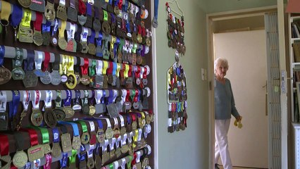 South Africa's record-breaking running 'Grand Dame'