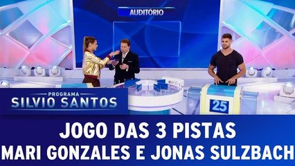 Jogo das 3 Pistas - Mari Gonzales e Jonas Sulzbach
