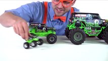 Monster Truck Toys for Kids234234were jumping and hiking _ Blippi To