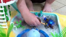 Paw Patrol Pool Time Bubble Fun! Cute Kid Genevieve Plays with Paw