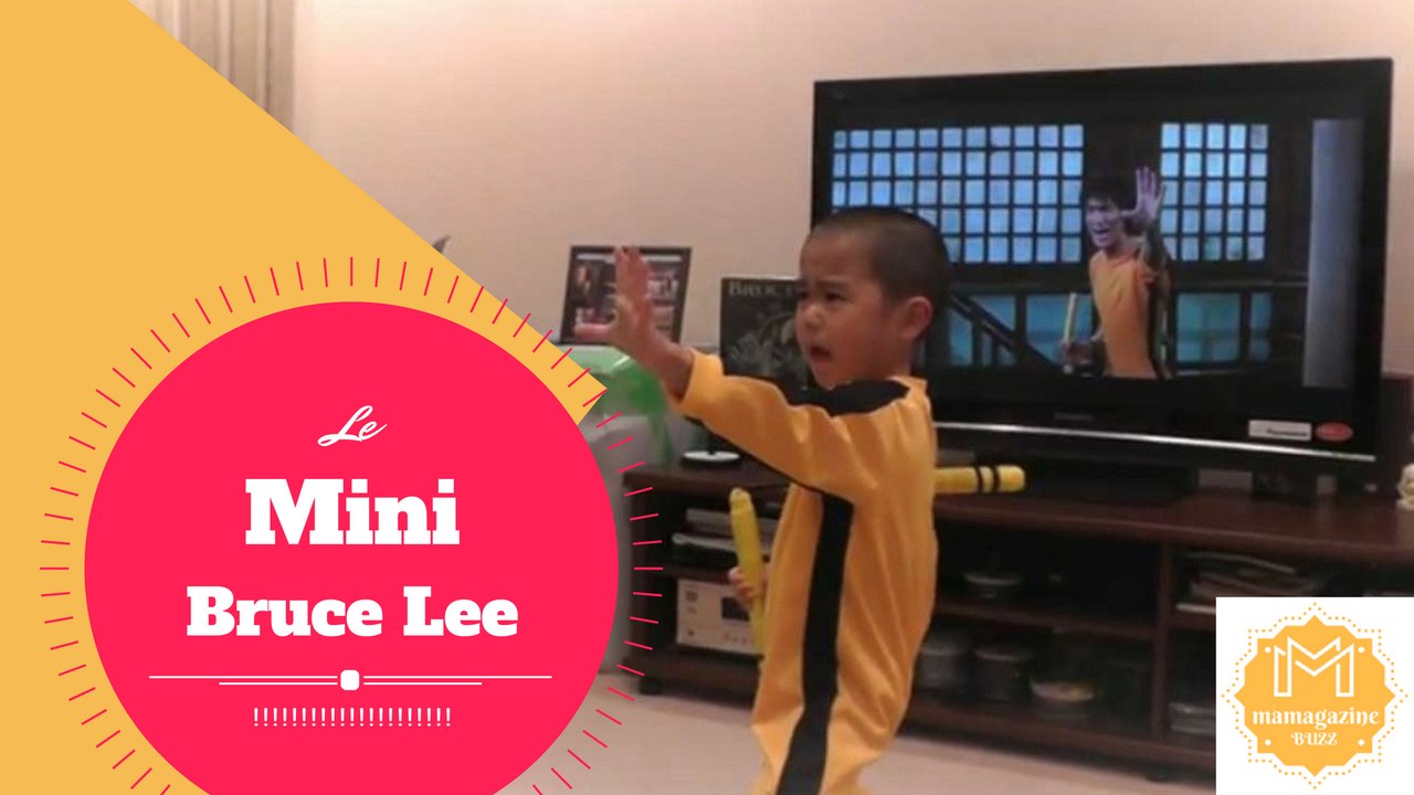 Incroyabe le Mini Bruce Lee !!