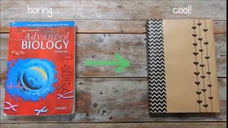 DIY tutorial  decorate your schoolbooks ! DIY creative ideas