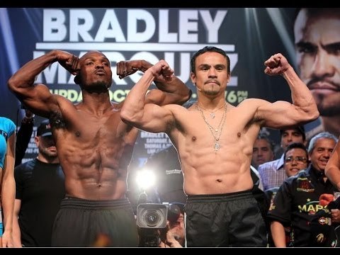 Juan Manuel Marquez vs Timothy Bradley full weigh ins HD