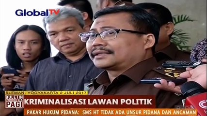 Pakar Hukum Pidana: SMS Hary Tanoe Tidak Ada Unsur Pidana dan Ancaman