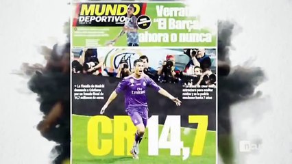 Cristiano Ronaldo Reaction to the accusations of tax fraud in Spain 14/06/2017